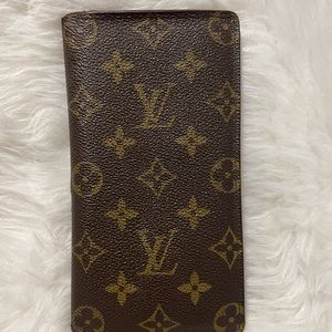 Louis💎Vuitton Monogram Checkbook Long Wallet